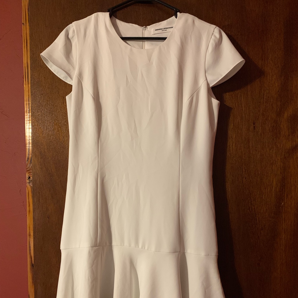 Amanda Uprichard White Midi Dress